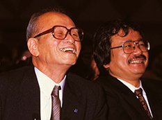 Toru Kumon and his son Takeshi Kumon